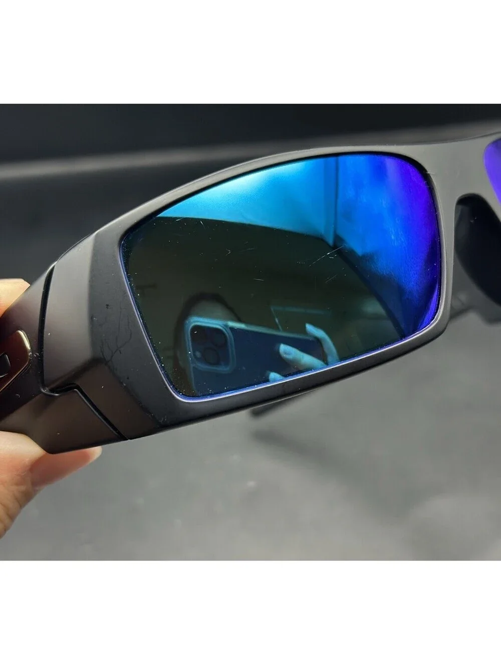 Oakley Gascan Matte Black/Prizm Sapphire Iridium Polarized Lenses